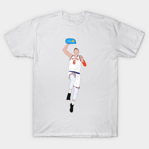 Kristaps Porzingis DMs T-Shirt by KNR